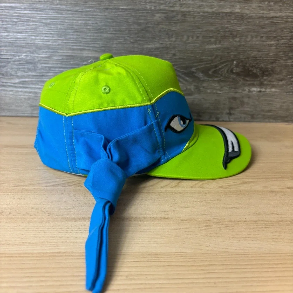 Teenage Muntant Ninja Turtles Hat Cap Snap Back Green Adjustable